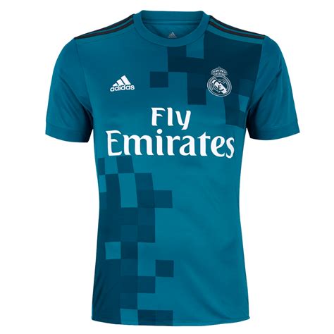 adidas real madrid 2017-18 away replica jersey|real madrid full sleeve jersey.